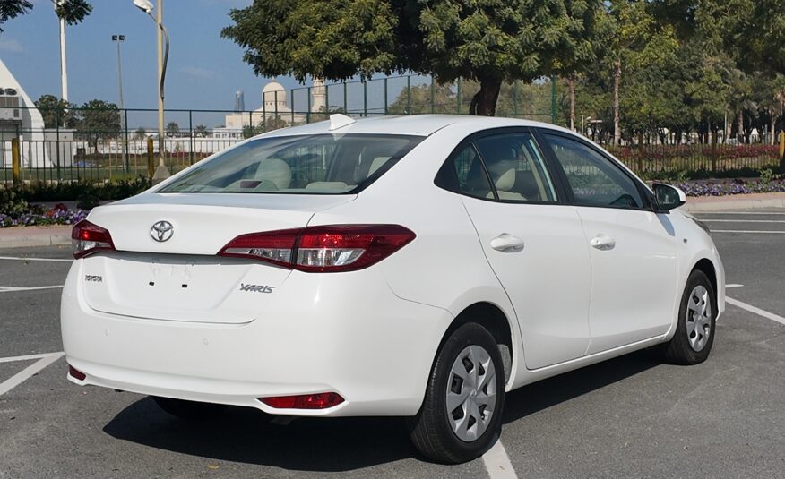 GCC 2021 Toyota Yaris 1.5 SE Downpayment. 100% Bank Loan.