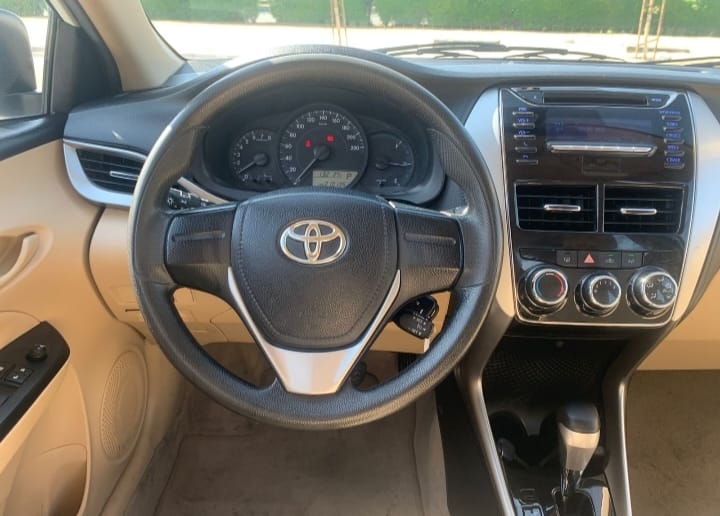 GCC 2019 Toyota Yaris 1.5 SE Downpayment. 100% Bank Loan.