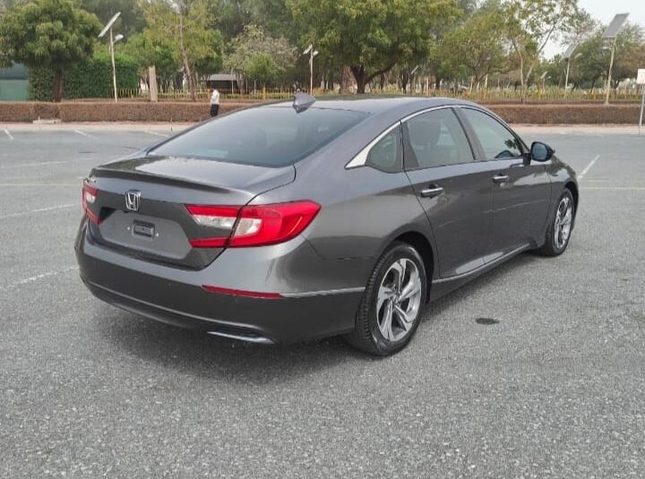 GCC 2020 Grey Honda Accord Zero Downpayment. 100% Bank Loan.