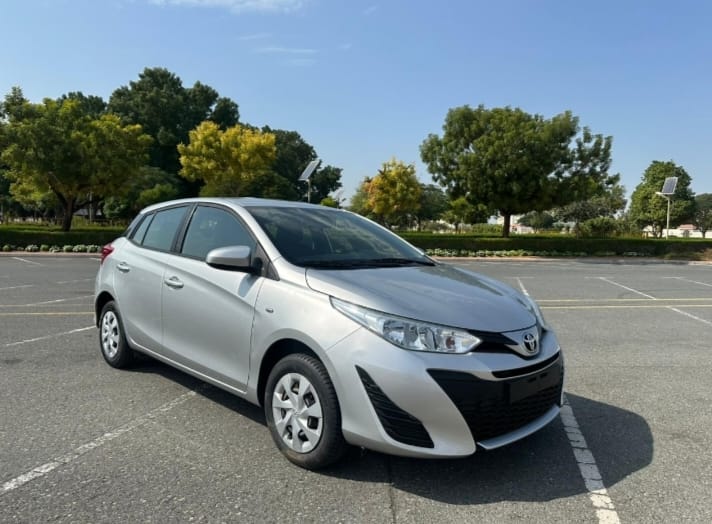 GCC 2019 Toyota Yaris HatchBack Downpayment. 100% Bank Loan.