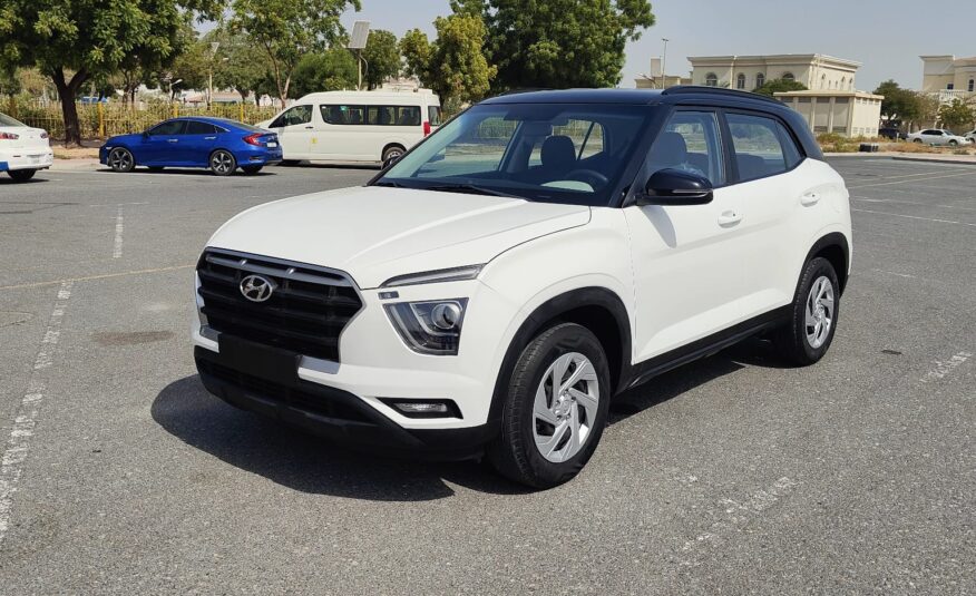 2022 GCC Hyundai Creta Cre 1.6 Mid Option Zero Downpayment. 100% Bank Loan.