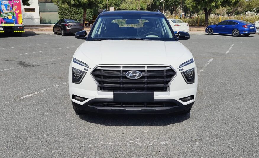 2022 GCC Hyundai Creta Cre 1.6 Mid Option Zero Downpayment. 100% Bank Loan.