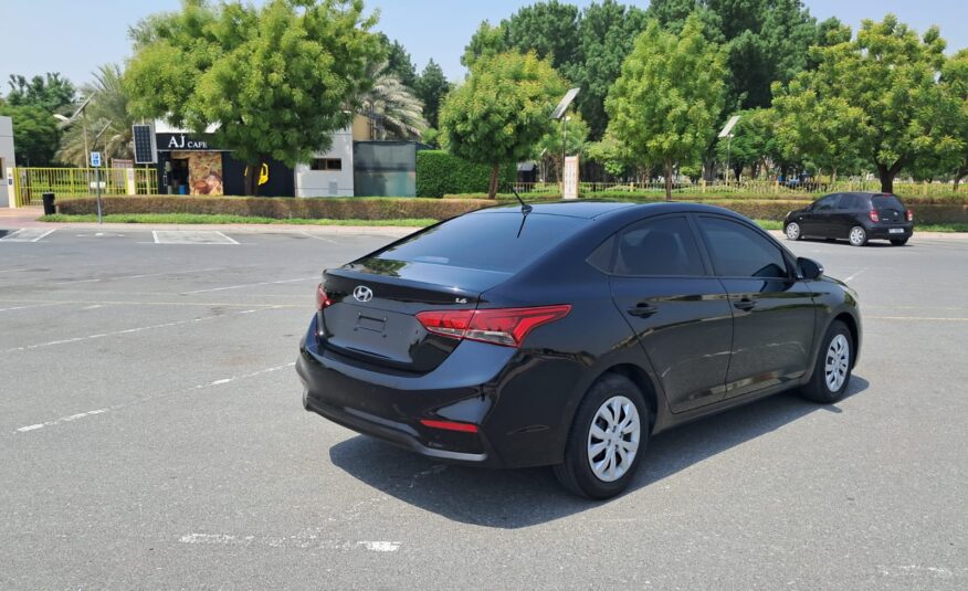 GCC 2021 Hyundai Accent 1.6 Mid Option Zero Downpayment. 100% Bank Loan