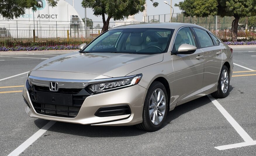 GCC 2020 Golden Honda Accord Zero Downpayment. 100% Bank Loan.