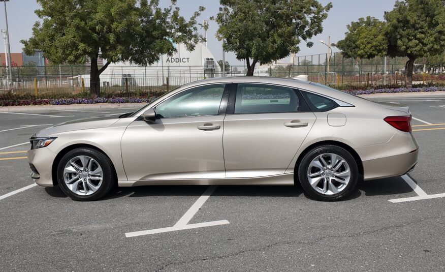 GCC 2020 Golden Honda Accord Zero Downpayment. 100% Bank Loan.