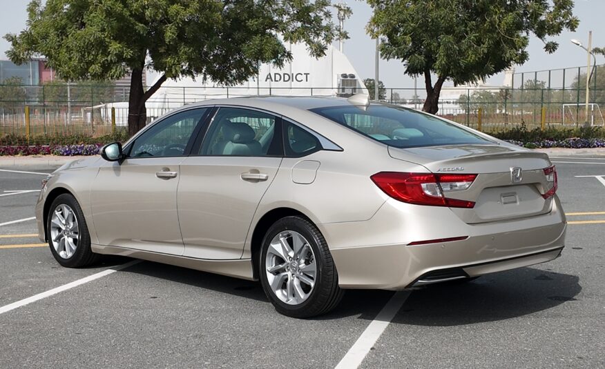 GCC 2020 Golden Honda Accord Zero Downpayment. 100% Bank Loan.