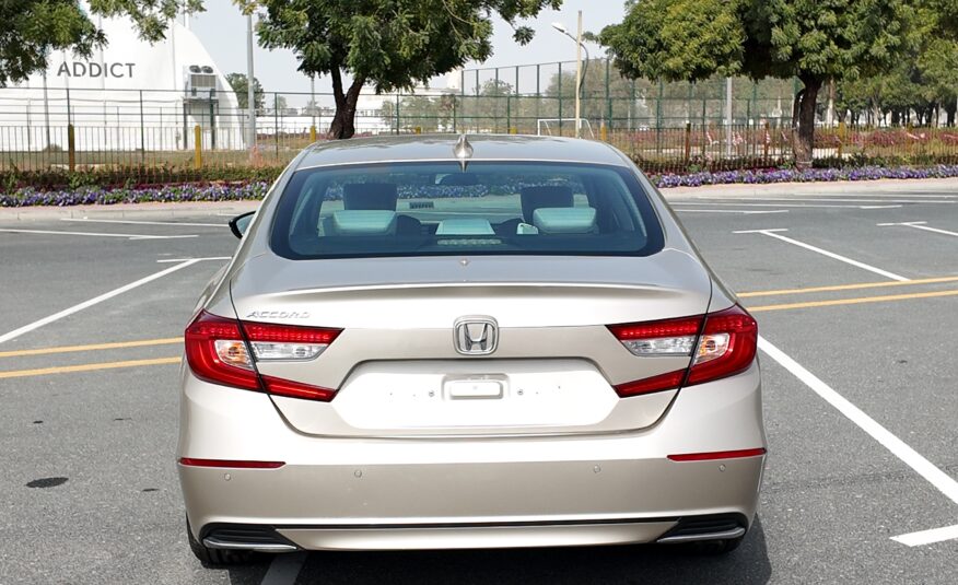 GCC 2020 Golden Honda Accord Zero Downpayment. 100% Bank Loan.