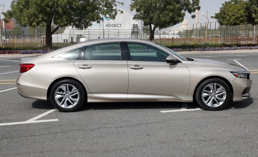 GCC 2020 Golden Honda Accord Zero Downpayment. 100% Bank Loan.