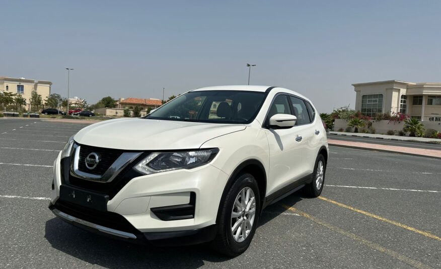 2021 GCC Nissan X-Trail White Mid Option Zero Downpayment. 100% Bank Loan.