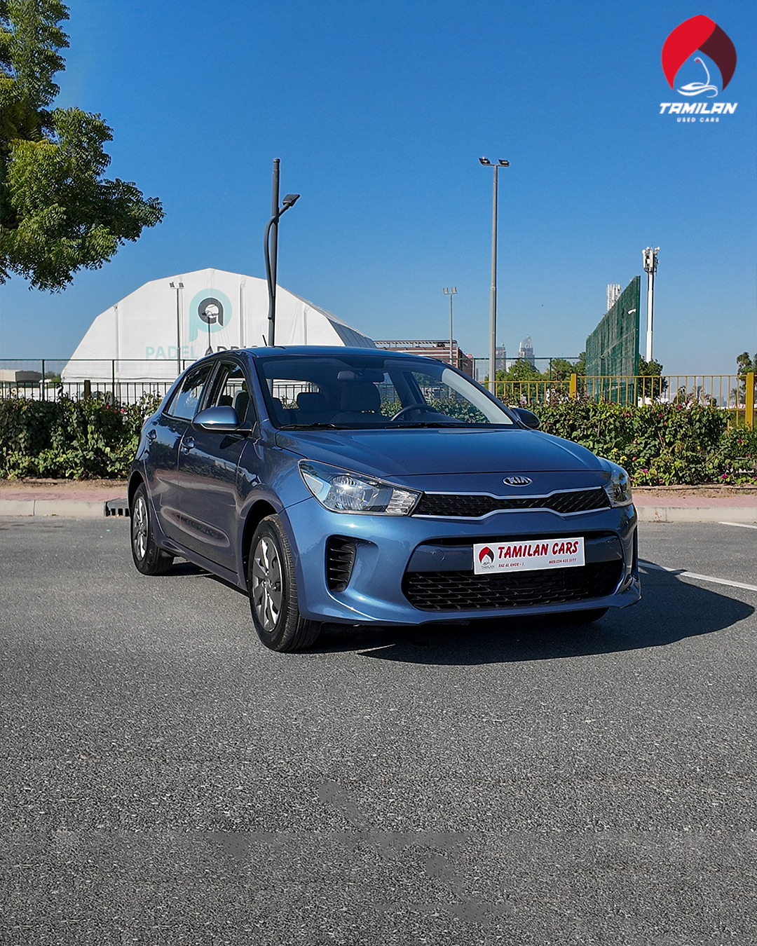 
								2020 Kia Rio – Blue full									