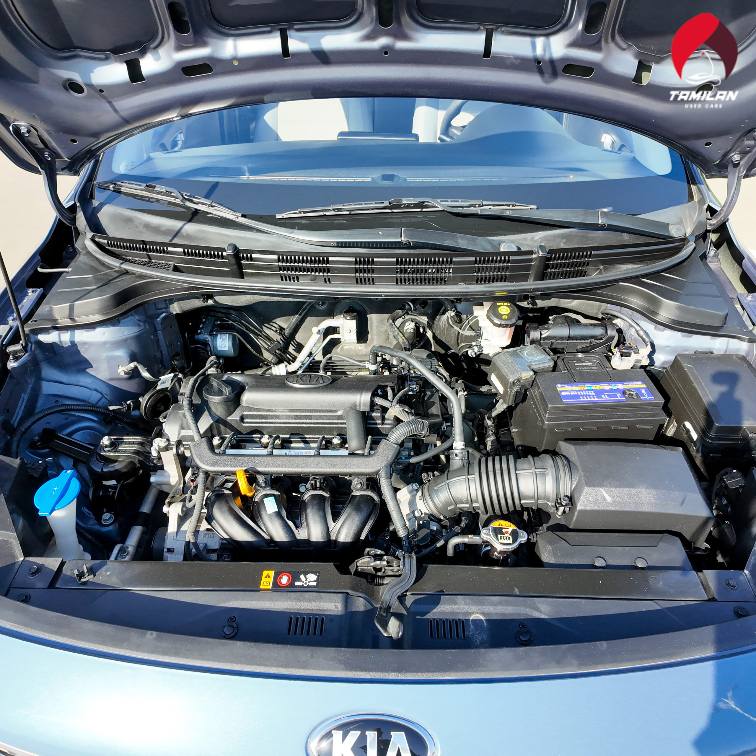 
								2020 Kia Rio – Blue full									