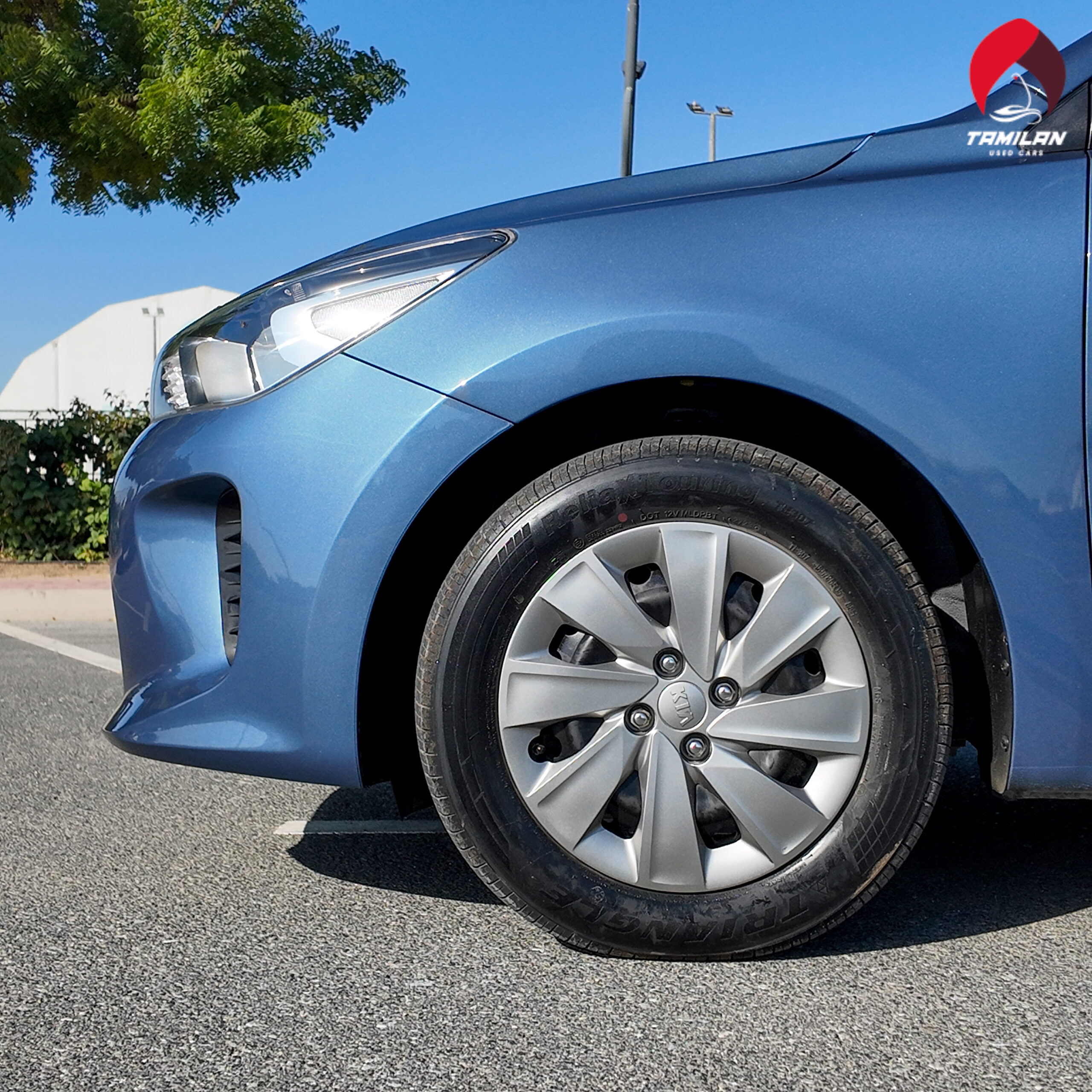 
								2020 Kia Rio – Blue full									