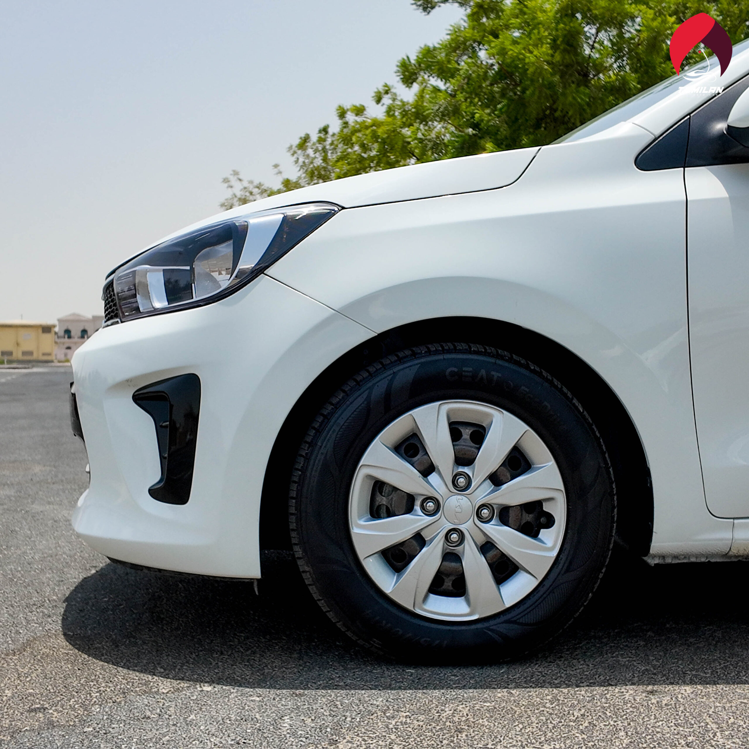 
								2022 Kia Pegas 1.4L Sedan – White full									